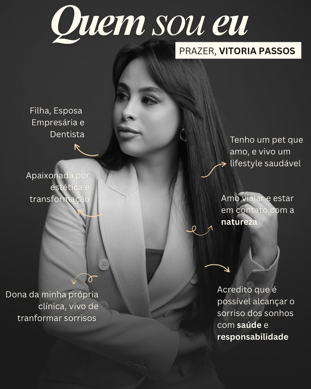 Dra. Vitória Passos em foto de apresentação pessoal